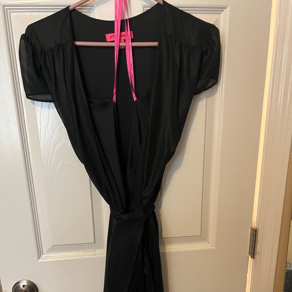 Betsey Johnson wrap dress